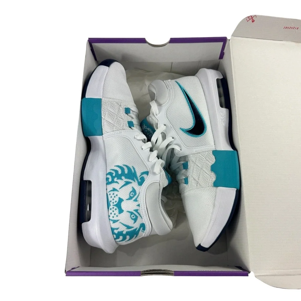 Nike LeBron Witness VIII 8 White Obsidian Dusty Cactus HQ2139-101 Mens 10.5 NIB